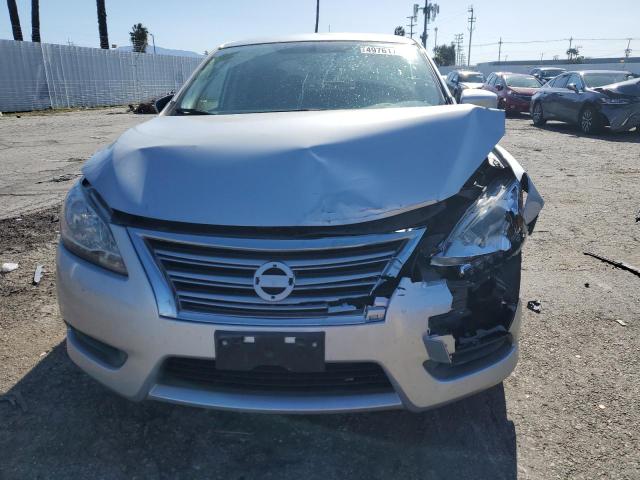 3N1AB7AP3DL621554 - 2013 NISSAN SENTRA S SILVER photo 5