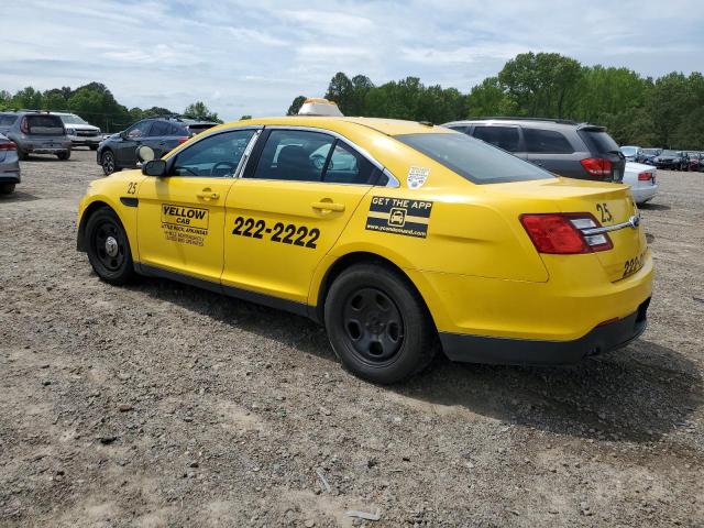 1FAHP2M81DG143262 - 2013 FORD TAURUS POLICE INTERCEPTOR YELLOW photo 2