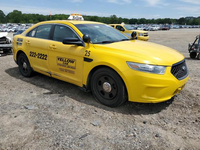 1FAHP2M81DG143262 - 2013 FORD TAURUS POLICE INTERCEPTOR YELLOW photo 4