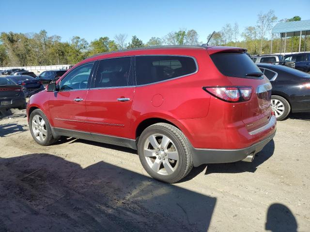 1GNKRJKD8EJ221343 - 2014 CHEVROLET TRAVERSE LTZ RED photo 2