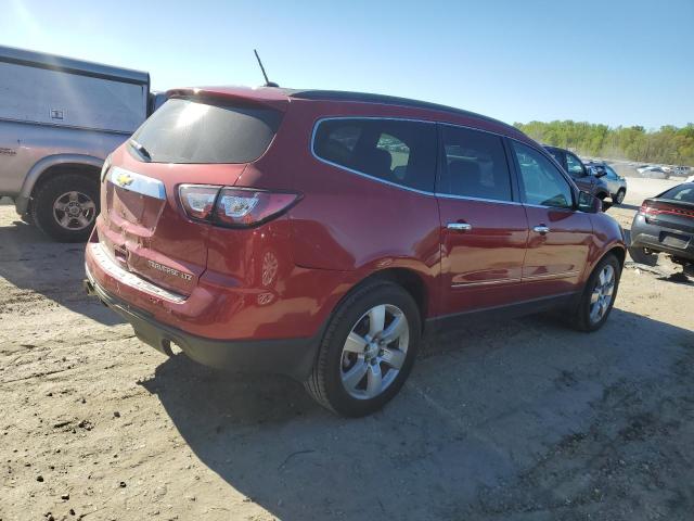 1GNKRJKD8EJ221343 - 2014 CHEVROLET TRAVERSE LTZ RED photo 3