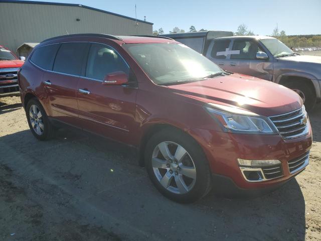 1GNKRJKD8EJ221343 - 2014 CHEVROLET TRAVERSE LTZ RED photo 4