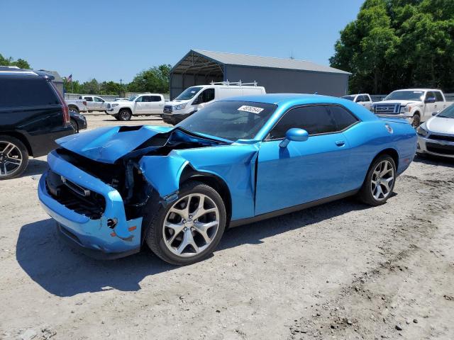 2C3CDZBGXFH788391 - 2015 DODGE CHALLENGER SXT PLUS BLUE photo 1