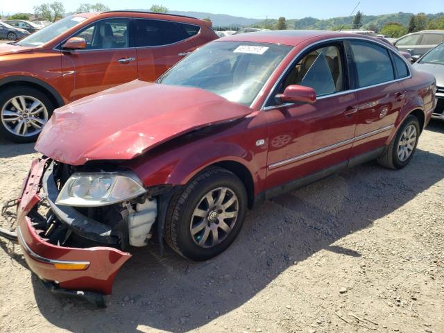 WVWPD63B43P452516 - 2003 VOLKSWAGEN PASSAT GLS RED photo 1