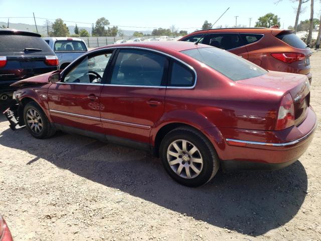 WVWPD63B43P452516 - 2003 VOLKSWAGEN PASSAT GLS RED photo 2