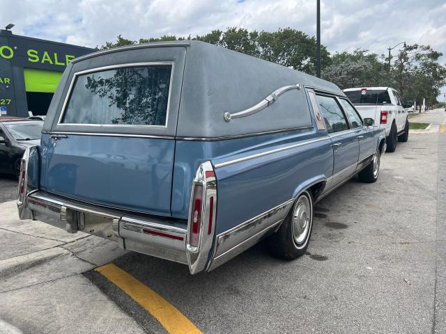 1G6DW54E8MR722128 - 1991 CADILLAC BROUGHAM BLUE photo 4