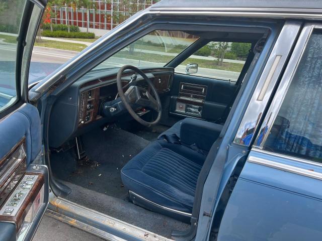 1G6DW54E8MR722128 - 1991 CADILLAC BROUGHAM BLUE photo 5