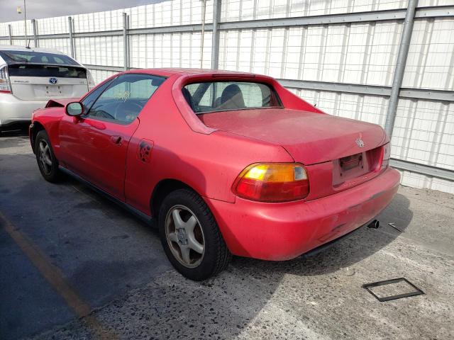 JHMEH6266SS002070 - 1995 HONDA CIVIC DEL SOL SI RED photo 3