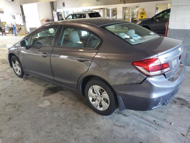 2HGFB2F55EH510142 - 2014 HONDA CIVIC LX CHARCOAL photo 2