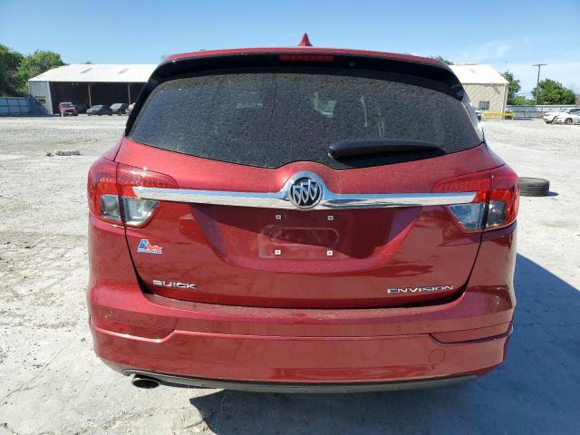 LRBFXBSA7HD014892 - 2017 BUICK ENVISION ESSENCE RED photo 6