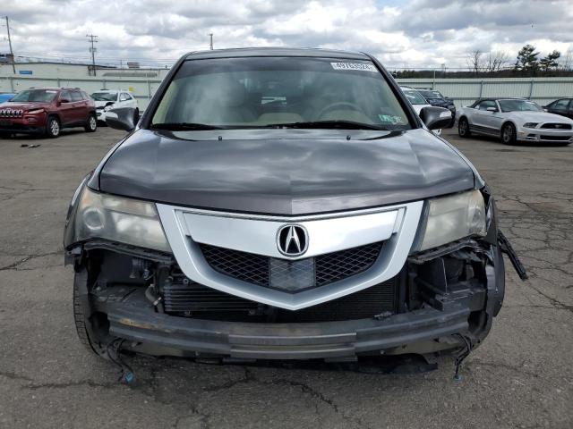 2HNYD2H43AH528794 - 2010 ACURA MDX TECHNOLOGY CHARCOAL photo 5