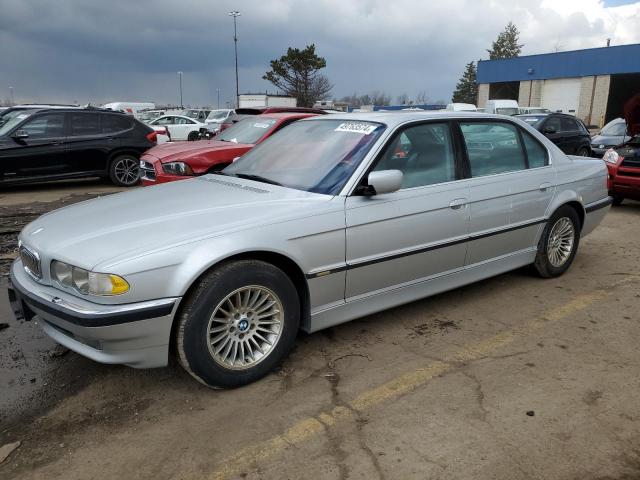 WBAGJ03451DD74270 - 2001 BMW 750 IL SILVER photo 1