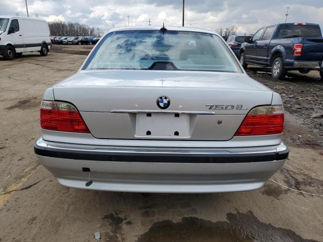 WBAGJ03451DD74270 - 2001 BMW 750 IL SILVER photo 6