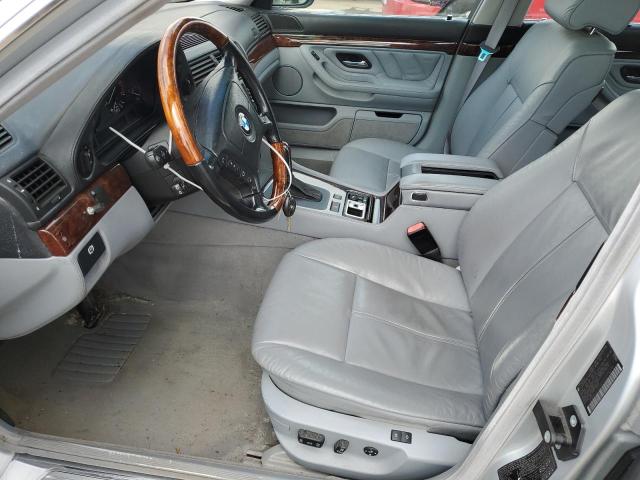 WBAGJ03451DD74270 - 2001 BMW 750 IL SILVER photo 7