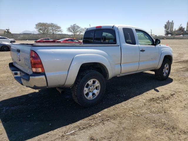 5TETX62N65Z096342 - 2005 TOYOTA TACOMA PRERUNNER ACCESS CAB SILVER photo 3