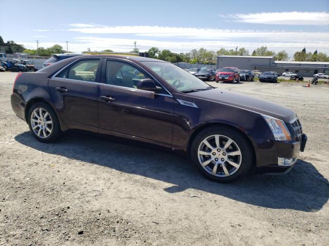 1G6DU57V690100446 - 2009 CADILLAC CTS HI FEATURE V6 MAROON photo 4