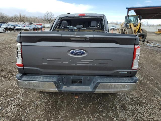 1FTFW1E8XMFB37866 - 2021 FORD F150 SUPERCREW GRAY photo 6