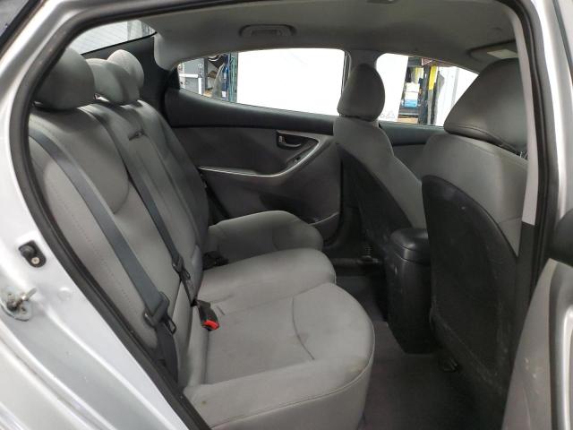 5NPDH4AE4CH087596 - 2012 HYUNDAI ELANTRA GLS SILVER photo 10