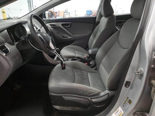 5NPDH4AE4CH087596 - 2012 HYUNDAI ELANTRA GLS SILVER photo 7