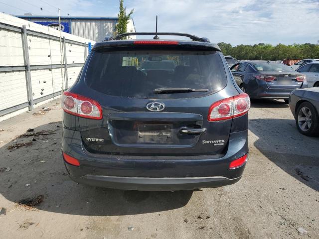 5NMSK4AG7AH365914 - 2010 HYUNDAI SANTA FE LIMITED BLUE photo 6