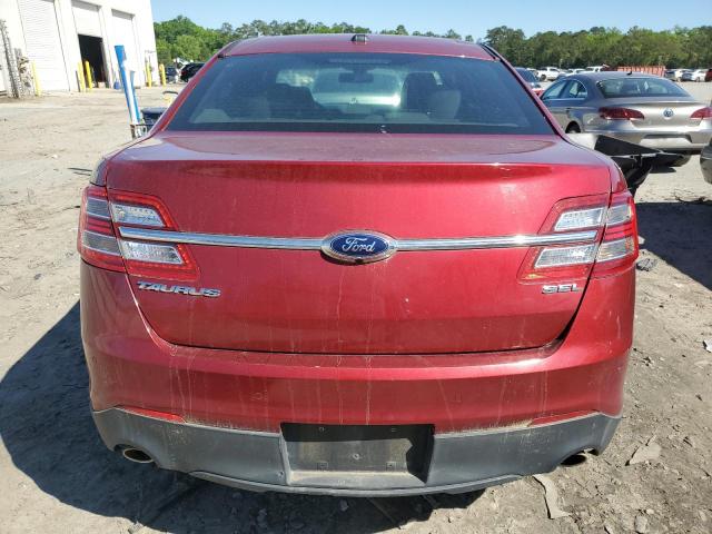 1FAHP2E85EG150036 - 2014 FORD TAURUS SEL RED photo 6