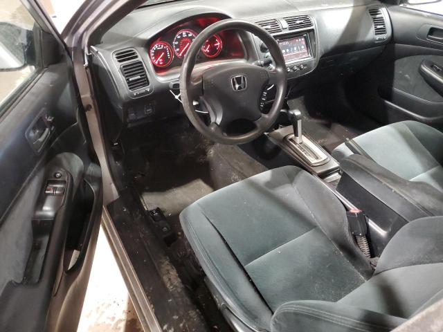 1HGEM22594L071346 - 2004 HONDA CIVIC LX SILVER photo 8