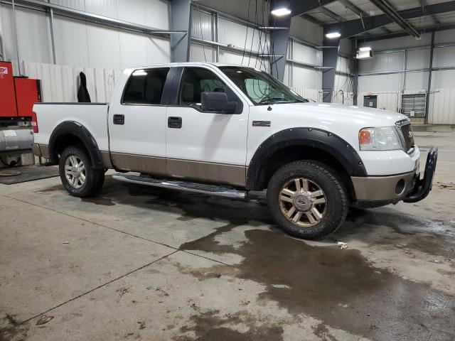 1FTPW14536FA16997 - 2006 FORD F150 SUPERCREW WHITE photo 4