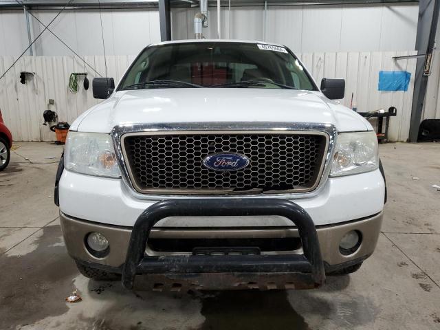 1FTPW14536FA16997 - 2006 FORD F150 SUPERCREW WHITE photo 5