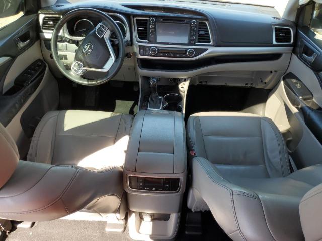 5TDKKRFH2FS104774 - 2015 TOYOTA HIGHLANDER XLE GRAY photo 8