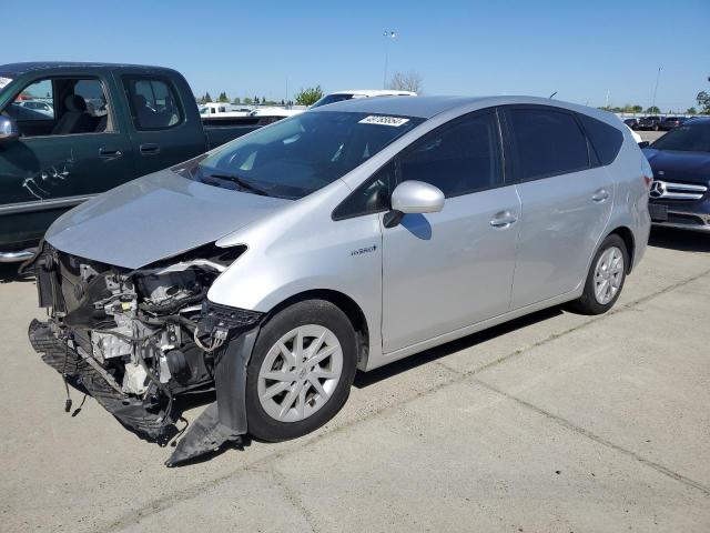 JTDZN3EU6C3174356 - 2012 TOYOTA PRIUS V SILVER photo 1