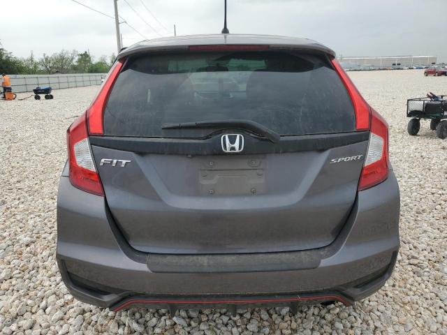 3HGGK5H60LM715393 - 2020 HONDA FIT SPORT GRAY photo 6