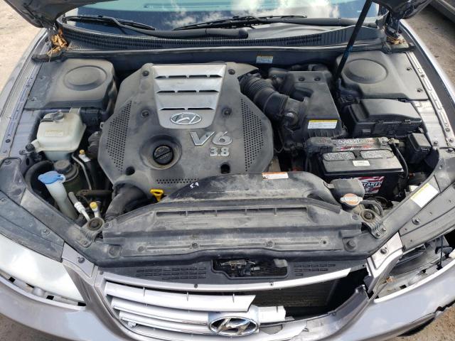 KMHFC46F77A180579 - 2007 HYUNDAI AZERA SE GRAY photo 11