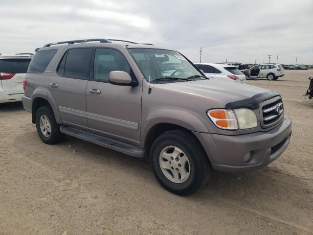 5TDBT48A82S080734 - 2002 TOYOTA SEQUOIA LIMITED GRAY photo 4