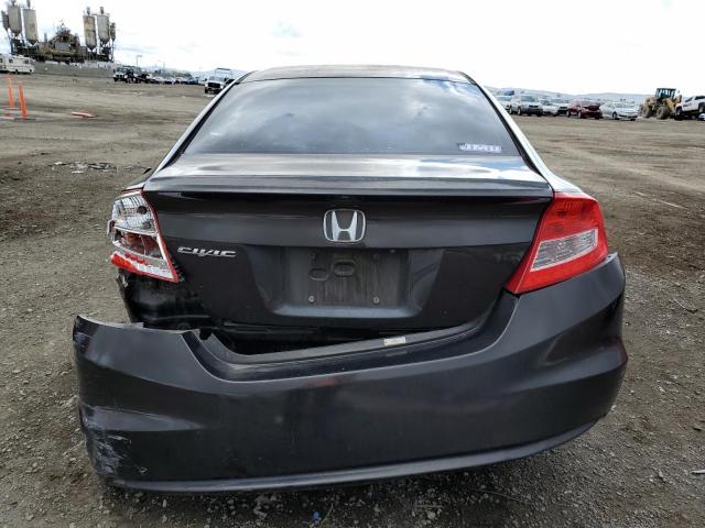 2HGFG3B55DH507897 - 2013 HONDA CIVIC LX GRAY photo 6