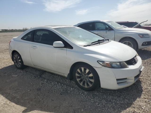 2HGFG12849H525331 - 2009 HONDA CIVIC EX WHITE photo 4