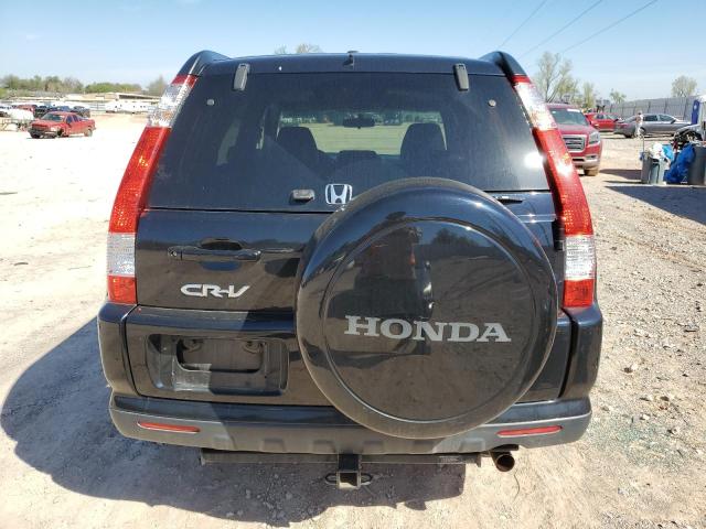 SHSRD78966U424132 - 2006 HONDA CR-V SE BLACK photo 6