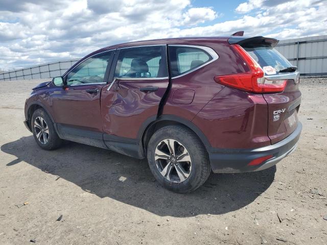 2HKRW6H37JH203124 - 2018 HONDA CR-V LX BURGUNDY photo 2