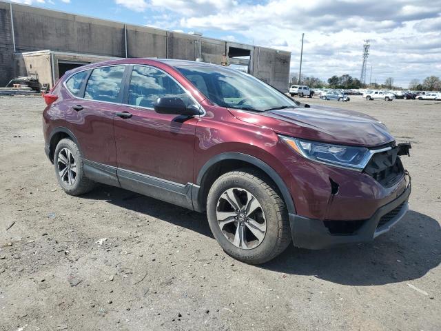 2HKRW6H37JH203124 - 2018 HONDA CR-V LX BURGUNDY photo 4