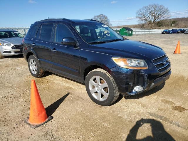 5NMSH73E19H242214 - 2009 HYUNDAI SANTA FE SE BLUE photo 4