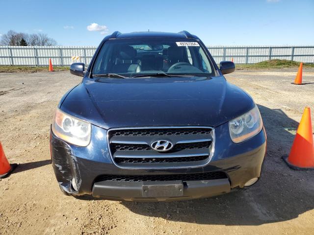 5NMSH73E19H242214 - 2009 HYUNDAI SANTA FE SE BLUE photo 5