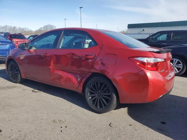 2T1BURHE7EC060792 - 2014 TOYOTA COROLLA L RED photo 2