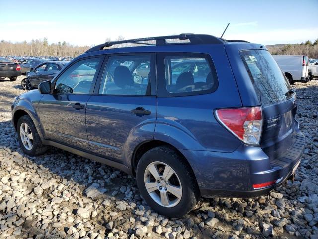 JF2SHABCXBH741437 - 2011 SUBARU FORESTER 2.5X BLUE photo 2