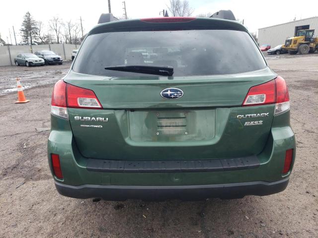 4S4BRBLC0E3228064 - 2014 SUBARU OUTBACK 2.5I LIMITED GREEN photo 6