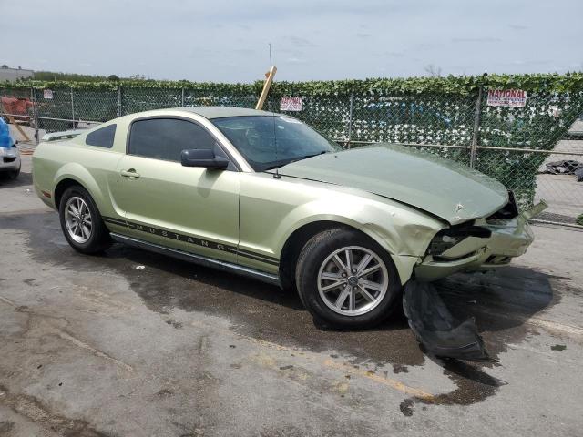 1ZVFT80N255171853 - 2005 FORD MUSTANG GREEN photo 4