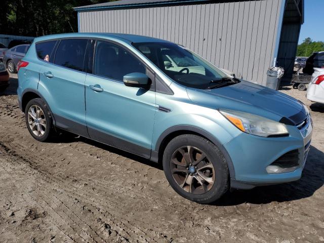 1FMCU9H98DUA61065 - 2013 FORD ESCAPE SEL TURQUOISE photo 4