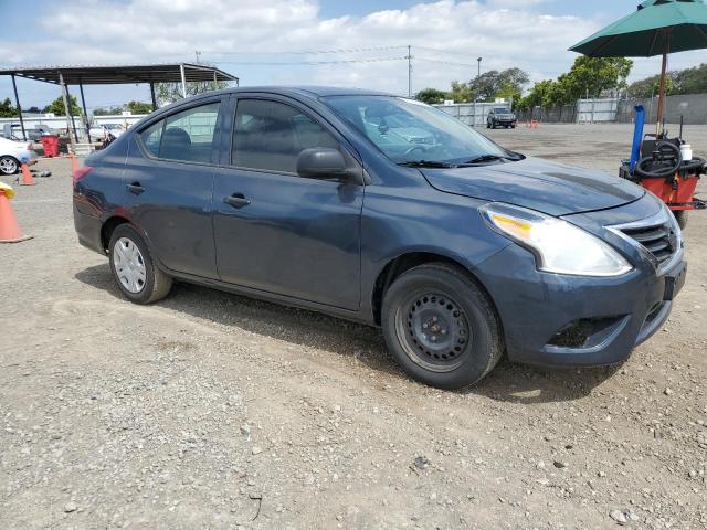 3N1CN7AP6FL837661 - 2015 NISSAN VERSA S BLUE photo 4