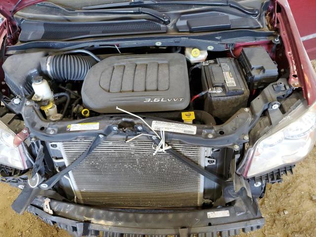 2C4RC1CG9CR232832 - 2012 CHRYSLER TOWN & COU TOURING L BURGUNDY photo 12