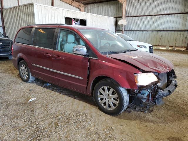 2C4RC1CG9CR232832 - 2012 CHRYSLER TOWN & COU TOURING L BURGUNDY photo 4