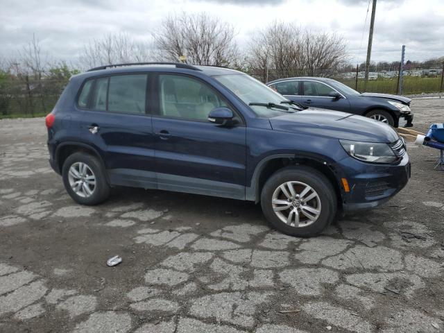 WVGAV7AX8GW527328 - 2016 VOLKSWAGEN TIGUAN S BLUE photo 4