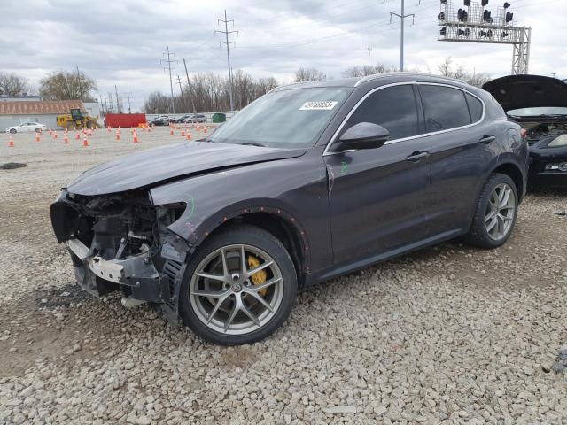 ZASFAKBN0J7B76011 - 2018 ALFA ROMEO STELVIO TI GRAY photo 1